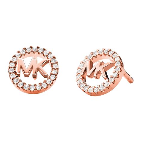 michael kors rose gold earrings